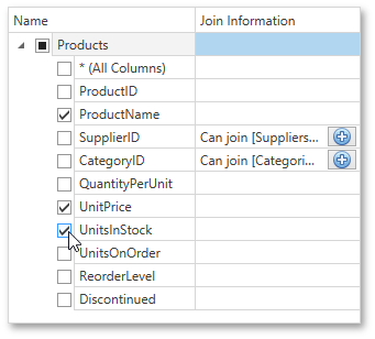 wpf-designer-query-builder-select-products-fields